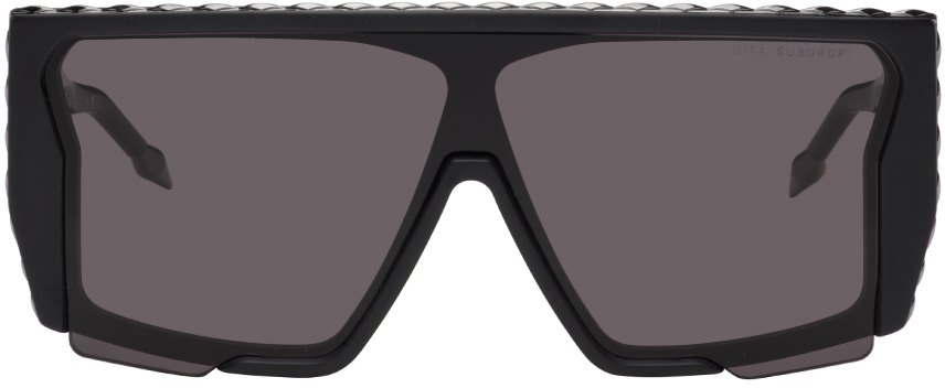 Dita: Black Subdrop Sunglasses | SSENSE