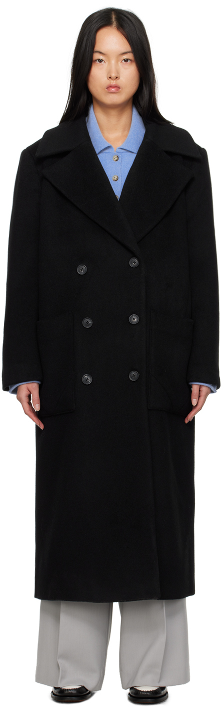 ELLEME SSENSE EXCLUSIVE BLACK BOYFRIEND COAT