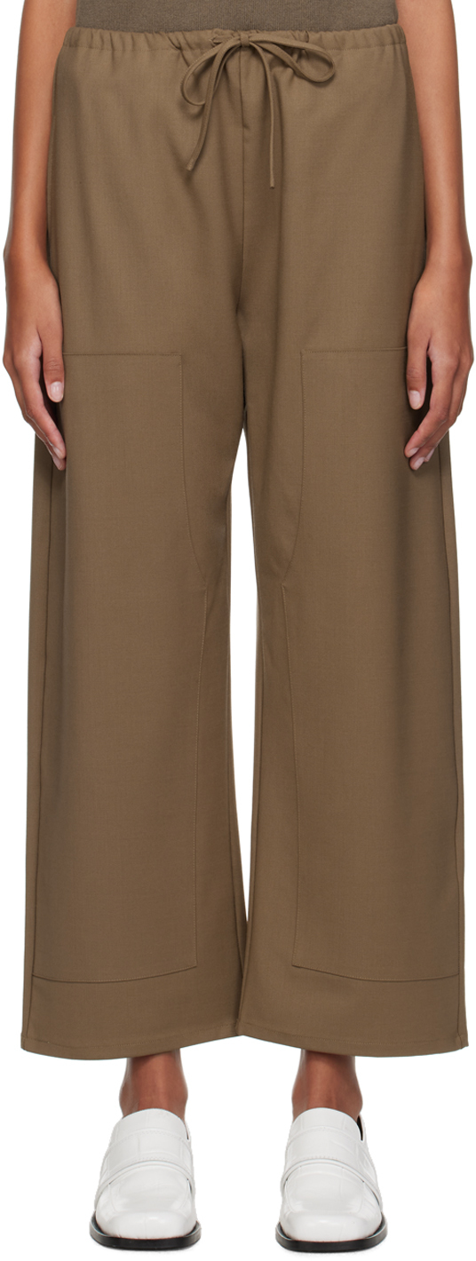 LESET BROWN JANE TROUSERS