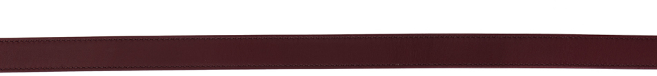 Bottega Veneta Burgundy Drop Belt In 2250 Barolo M Brass