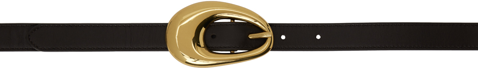 Bottega Veneta Brown Drop Belt In 2190 Fondant M Brass