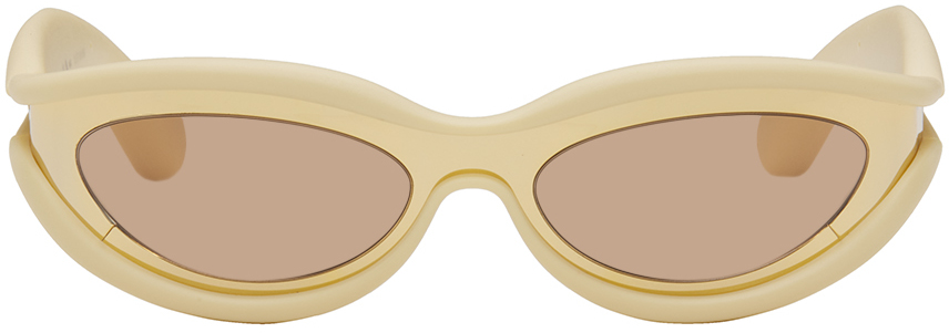 Gold & Beige Hem Sunglasses