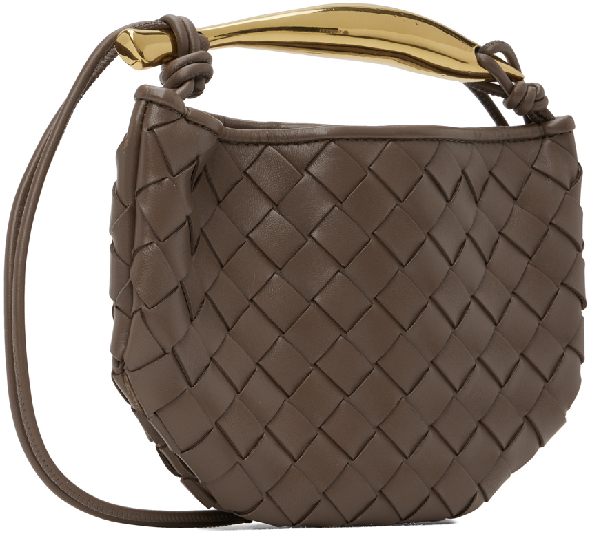 Bottega Veneta Taupe Mini Sardine Bag In 2562 Taupe Grey M Br