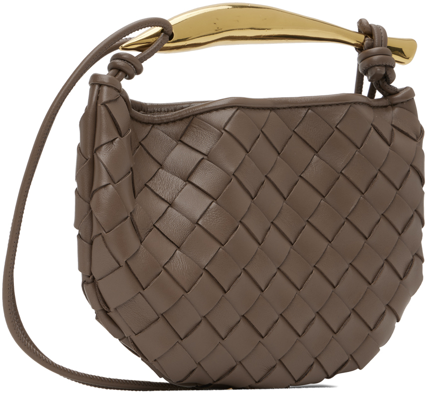 Bottega Veneta Taupe Mini Sardine Bag In 2562 Taupe Grey M Br