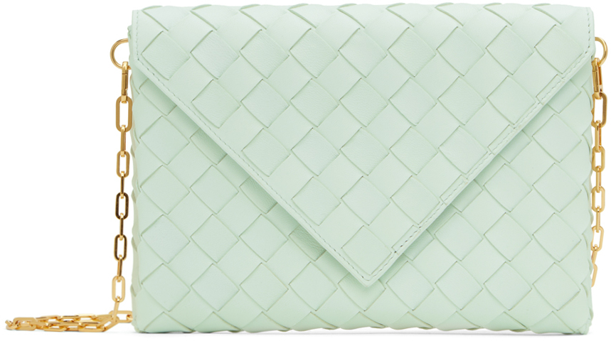 Bottega Veneta Origami Intrecciato Leather Clutch