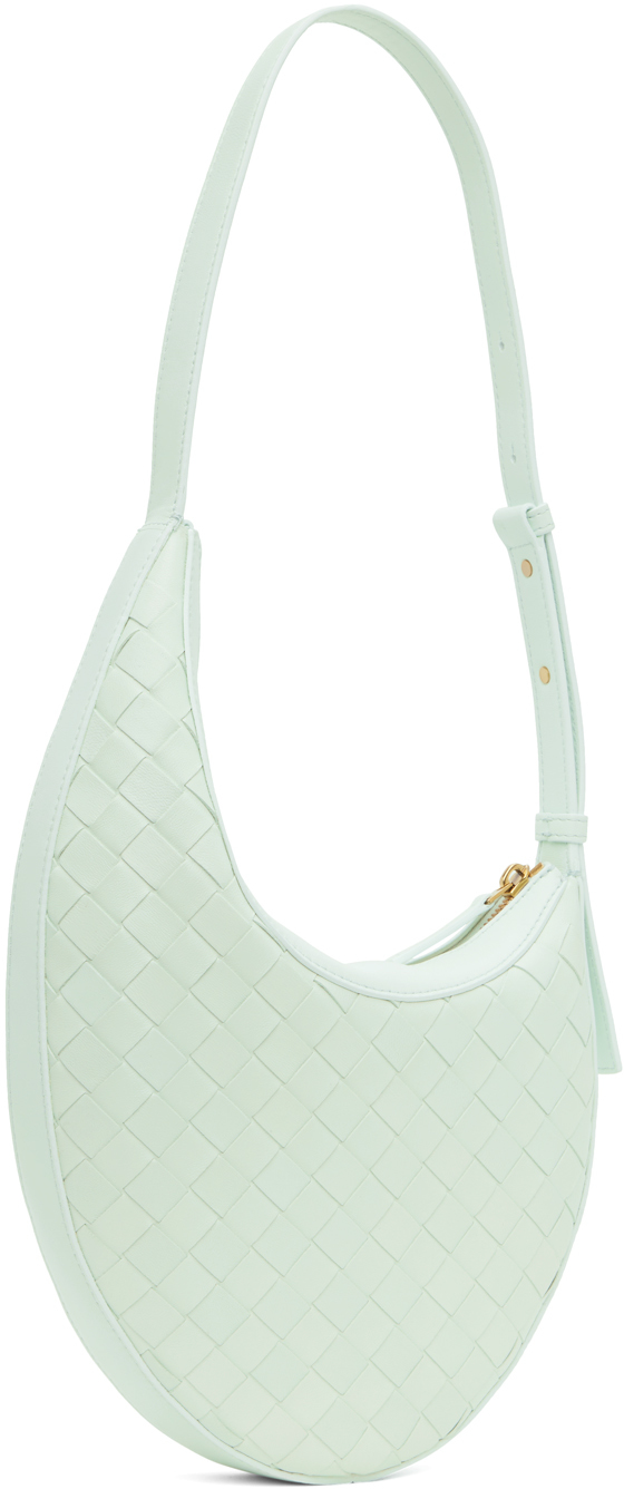 Bottega Veneta Blue Small Drop Bag In 1824 Glacier Muse Br