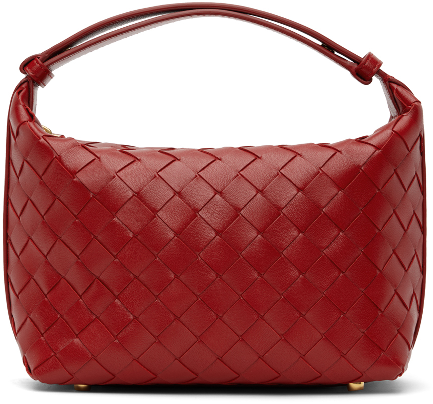 Bottega Veneta Red Mini Wallace Bag