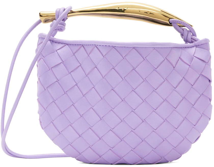 Shop Bottega Veneta Purple Mini Sardine Bag In 5327 Amethyst M Bras