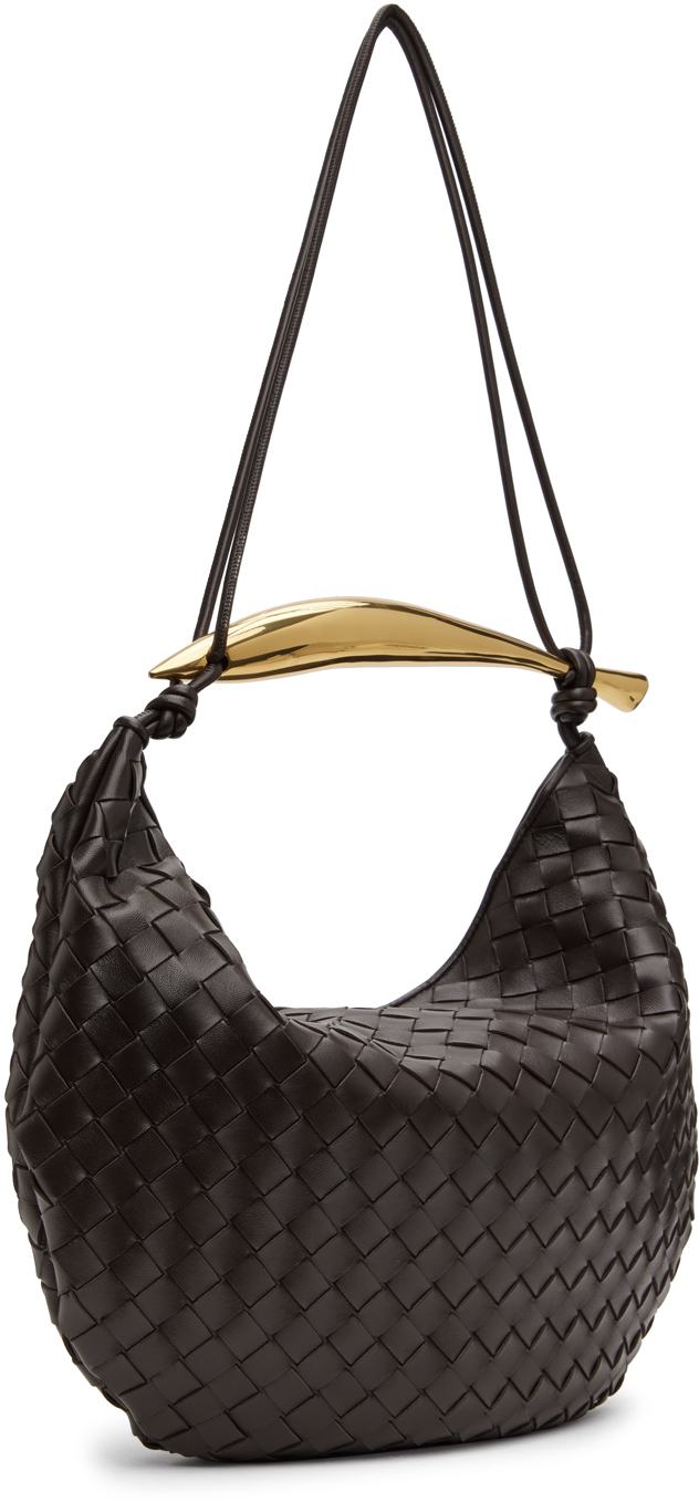Bottega Veneta Brown Medium Sardine Bag In 2190 Fondant M Brass