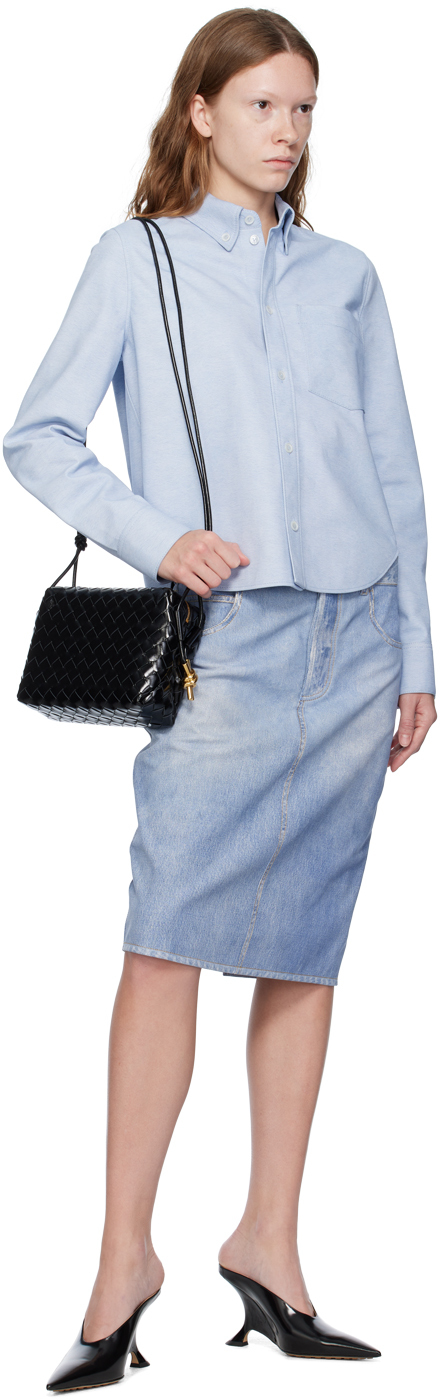 Bottega Veneta Black Small Loop Camera Bag In 1019 Black M Brass