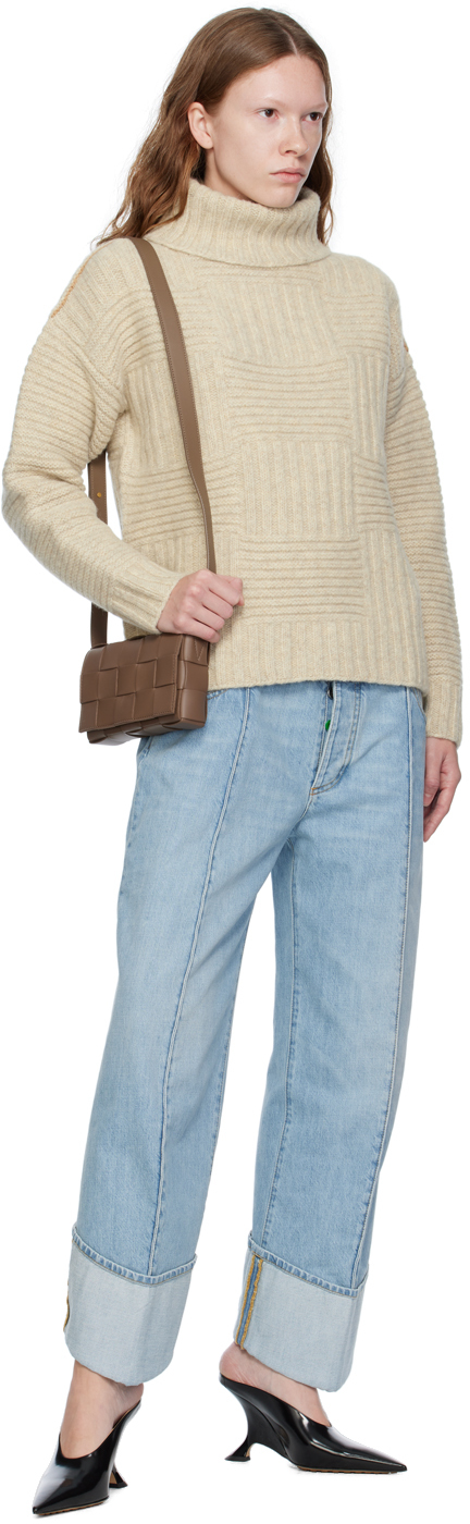 Bottega Veneta Taupe Small Cassette Bag In 2560 Taupe Grey Gold