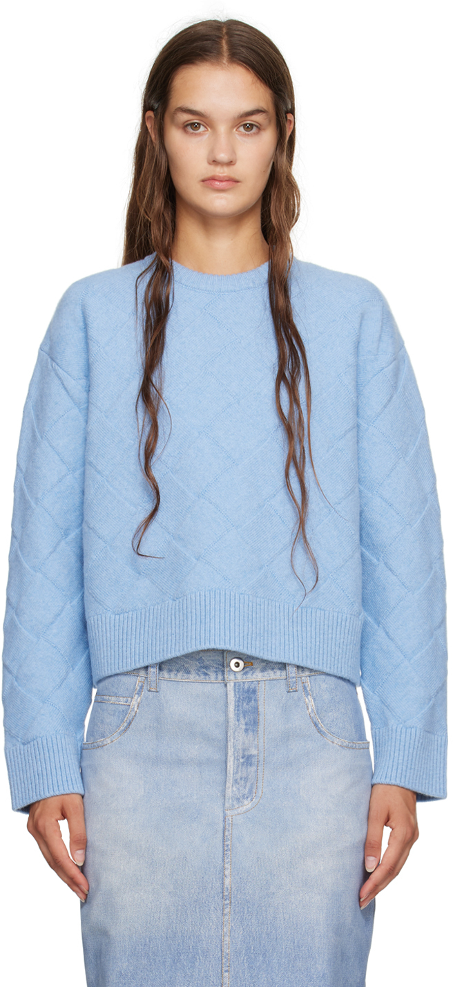 Blue Intreccio Sweater