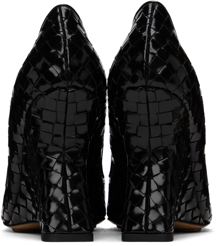Bottega Veneta Black Comet Heels In 1000 Black