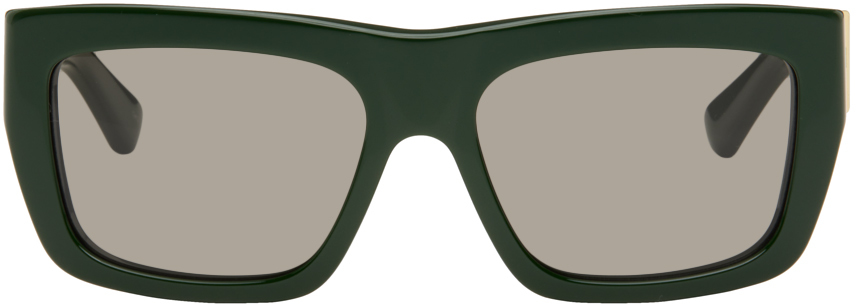 Bottega Veneta - Oversized Square Sunglasses - Green - Sunglasses - Bottega  Veneta Eyewear - Avvenice