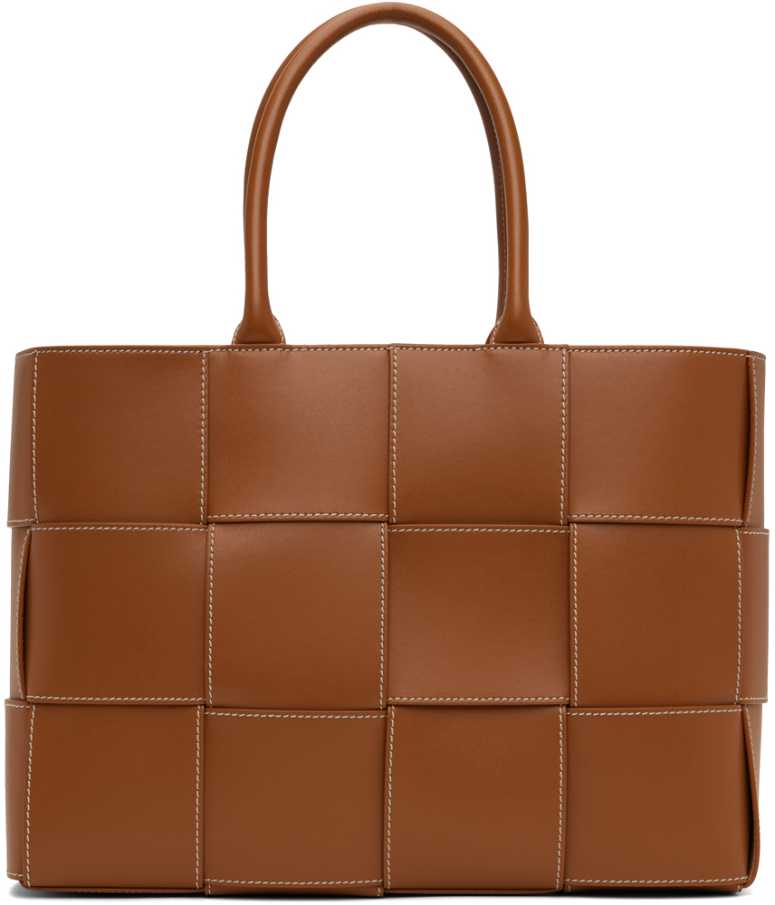 Bottega Veneta: Brown Medium Arco Tote | SSENSE