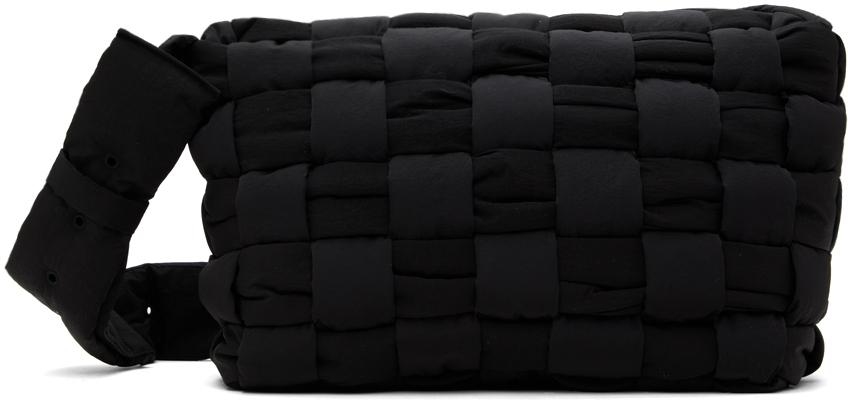 Bottega Veneta: Black Medium Cassette Bag | SSENSE