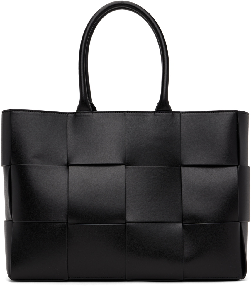 Bottega Veneta Arco Medium Shopper Bag In Black
