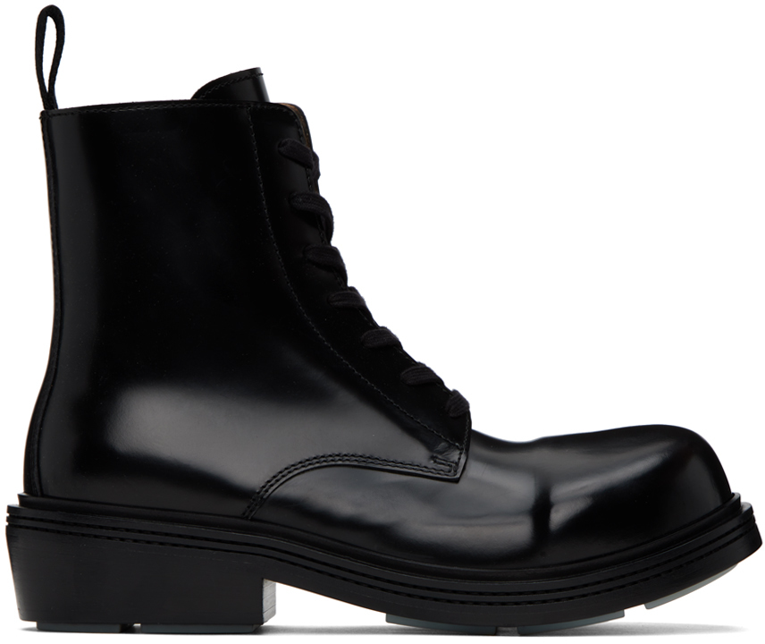 Bottega Veneta Black Fireman Boots