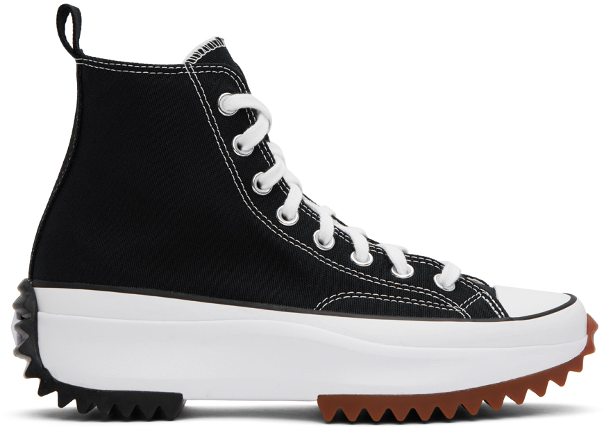 Black Run Star Hike High Top Sneakers