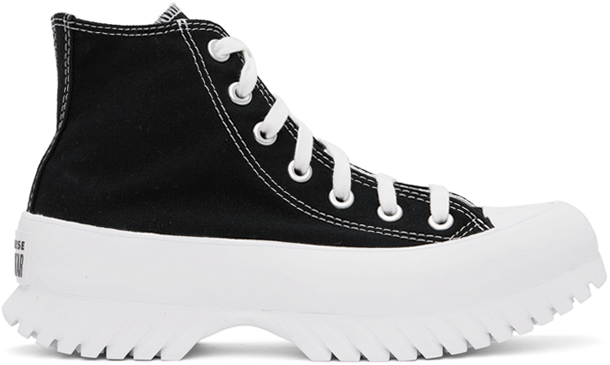 Shop Converse Black All Star Lugged 2.0 Sneakers In Black/egret/white