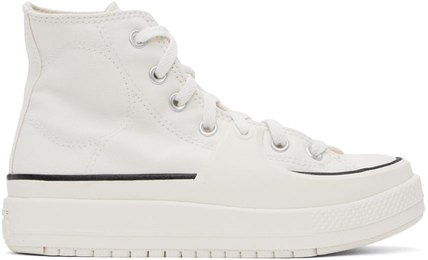 Baskets All Star Construct blanches Converse en solde