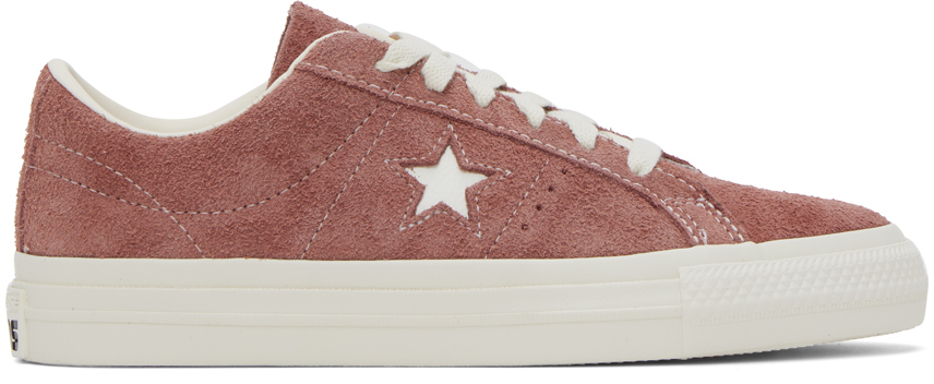 Converse Burgundy One Star Pro Sneakers In Cave Shadow