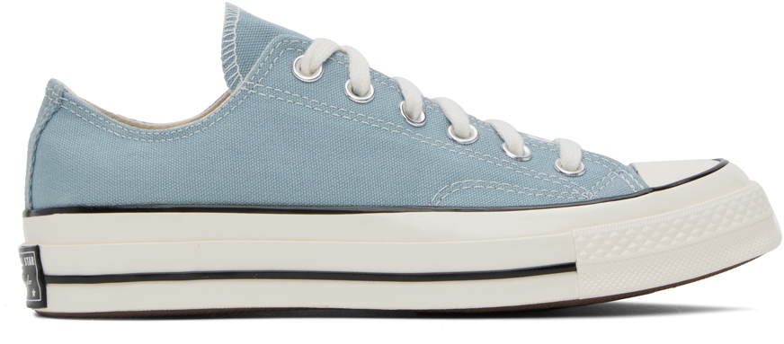 CONVERSE BLUE CHUCK 70 LOW TOP SNEAKERS