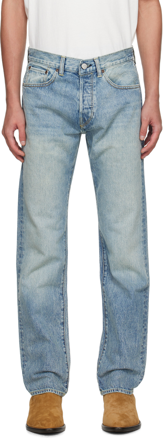 Blue 50s Straight Jeans