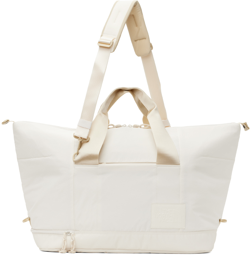 The North Face Off-white 'never Stop' Travel Bag In 4u0 Gardenia White/g