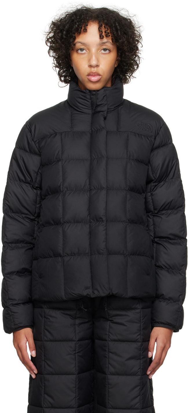 The North Face Black Lhotse Reversible Puffer Jacket In Jk3 Tnf Black