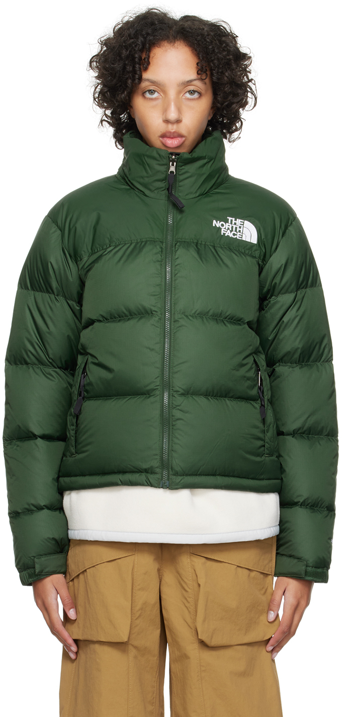 The North Face: Green 1996 Retro Nuptse Down Jacket | SSENSE
