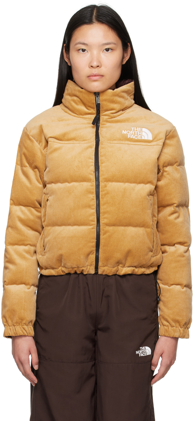 Shop The North Face Tan '92 Nuptse Reversible Down Jacket In Kok Almond Butter/co