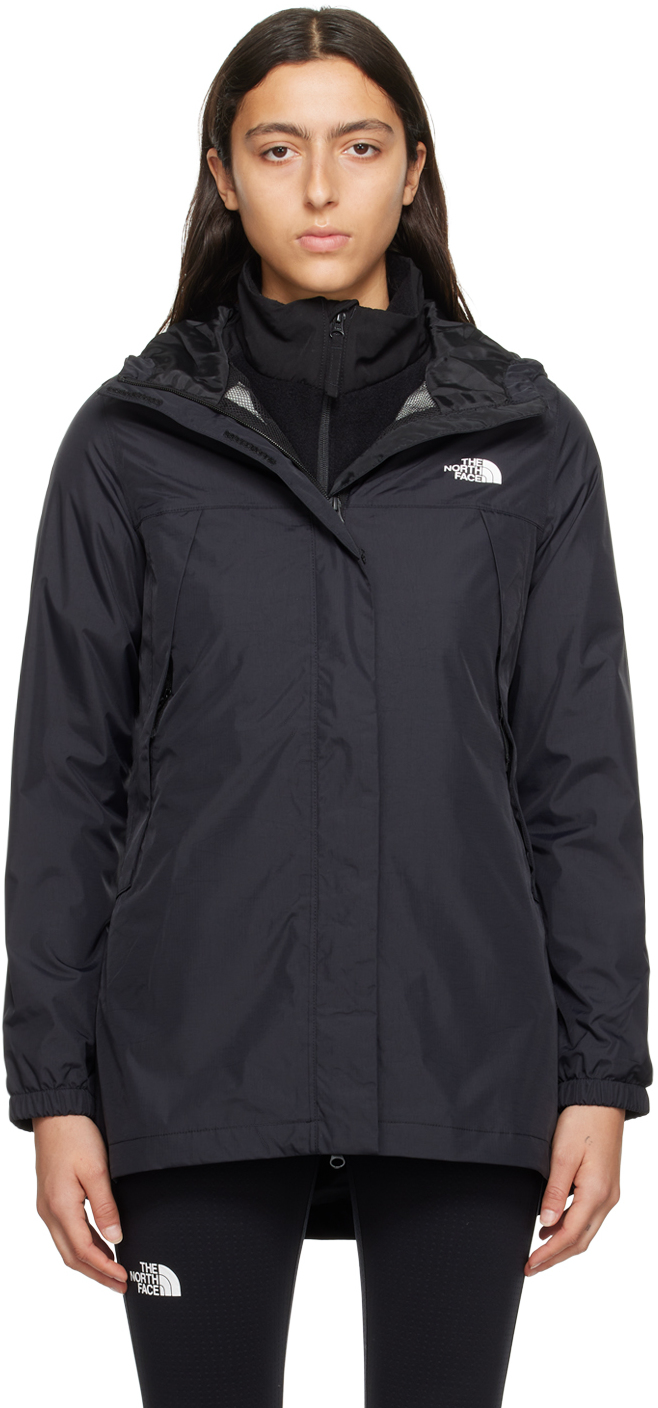 The North Face: Black Antora Jacket | SSENSE Canada