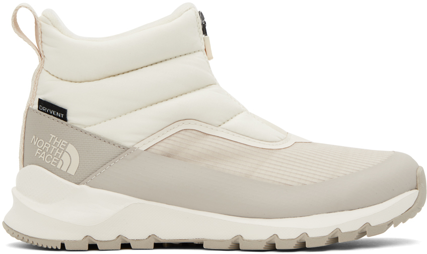 The North Face: White ThermoBall Progressive Zip II Boots | SSENSE