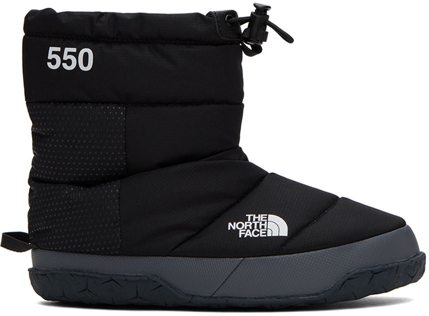 The North Face: Black Nuptse Aprés Boots | SSENSE