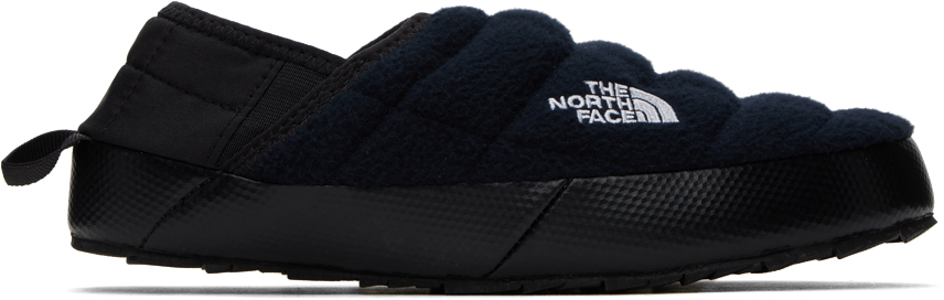 The North Face Black Thermoball Traction V Denali Mules In Kx7 Tnf Black/tnf Bl