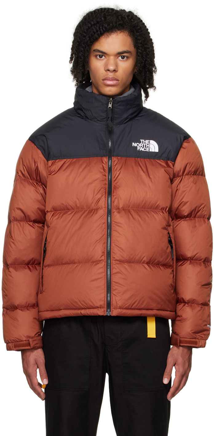 The North Face Retro Nuptse Puffer Jacket  North face puffer jacket,  Puffer jacket outfit, Brown puffer jacket