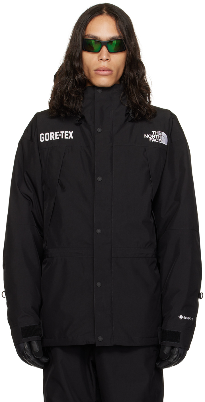The North Face Black Gtx Mountain Down Jacket In Jk3 Tnf