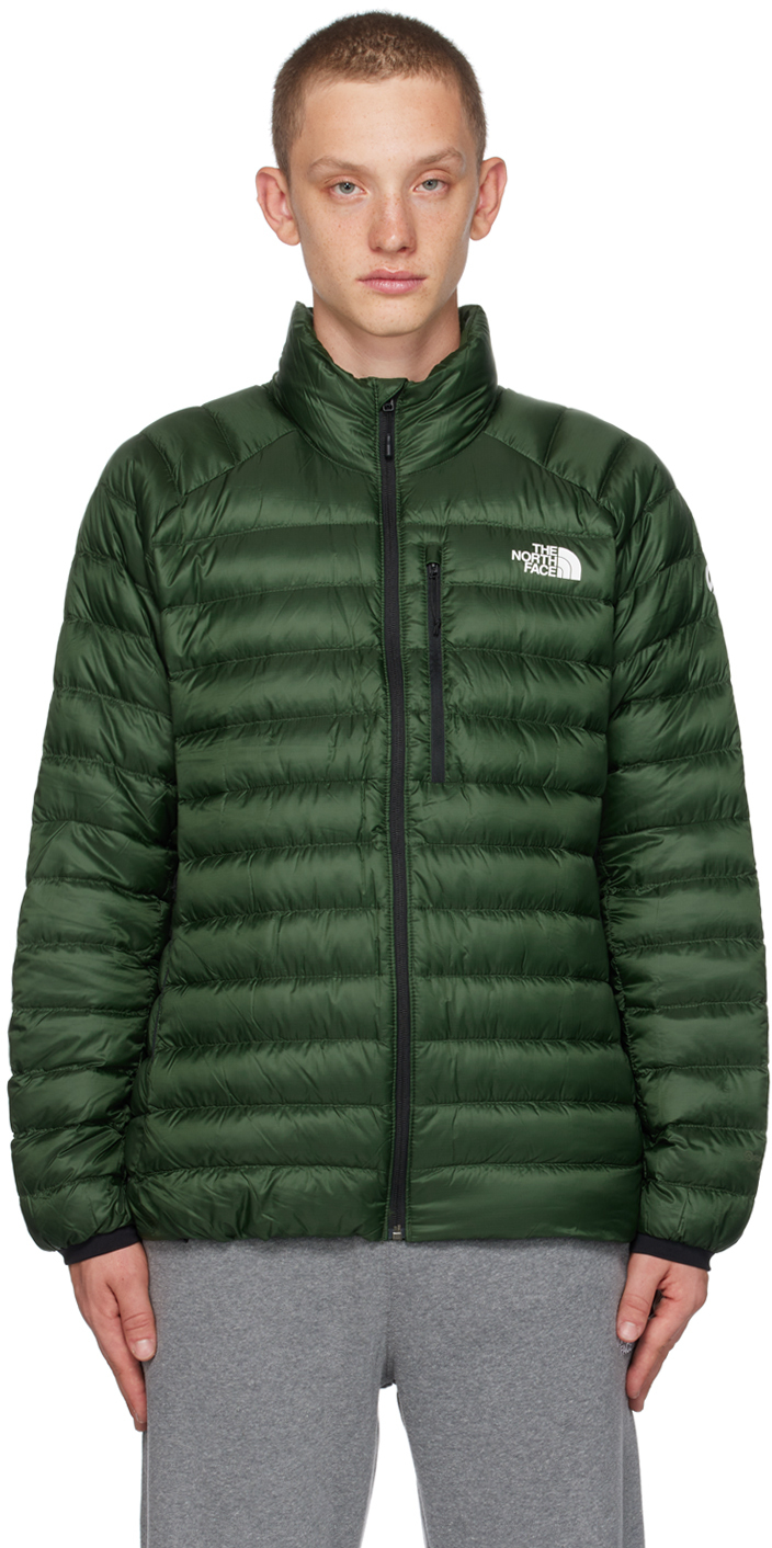 The North Face: Green Breithorn Down Jacket | SSENSE