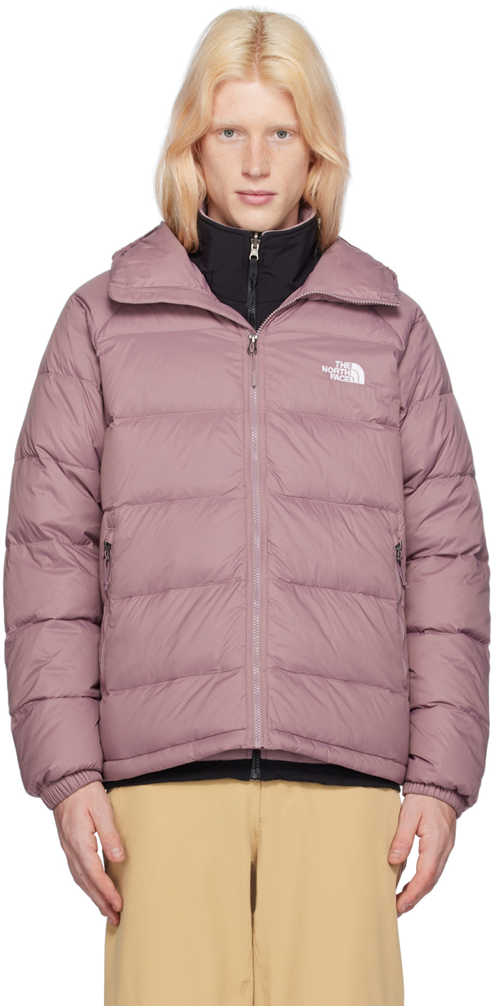The North Face Pink Hydrenalite Down Jacket In Fawn Grey