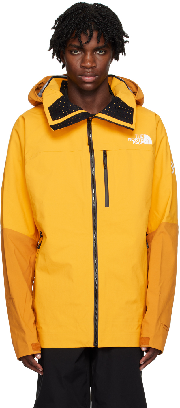 The North Face Yellow Torre Egger Jacket In 93q Summit Gold/citr
