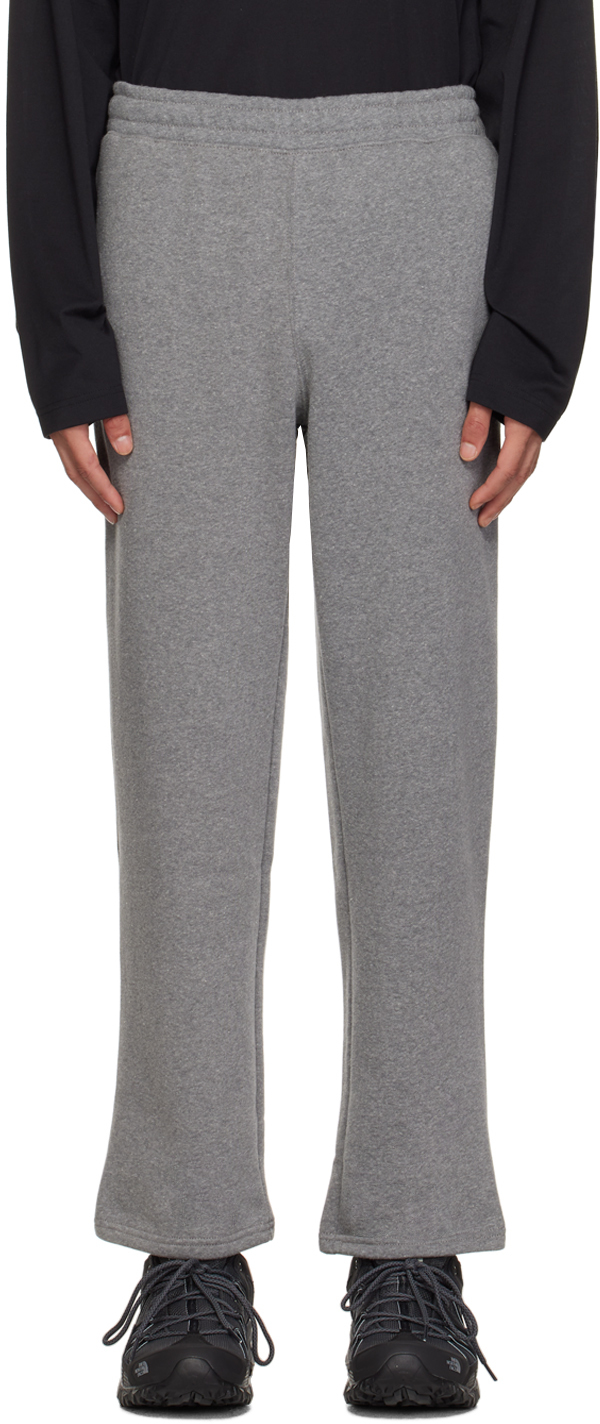 Gray Embroidered Sweatpants by The North Face on Sale