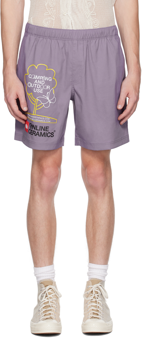 The North Face Purple Online Ceramics Edition Class V Pull On Shorts