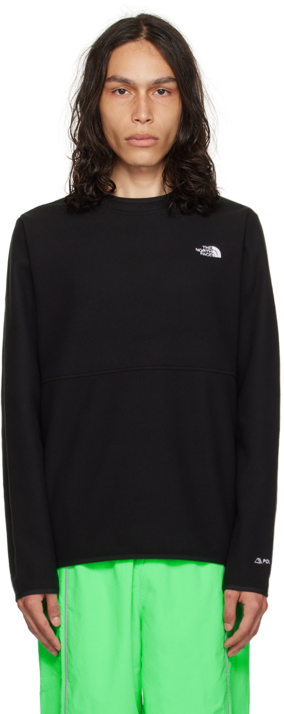 The North Face Black Alpine Sweatshirt In Jk3 Tnf Black