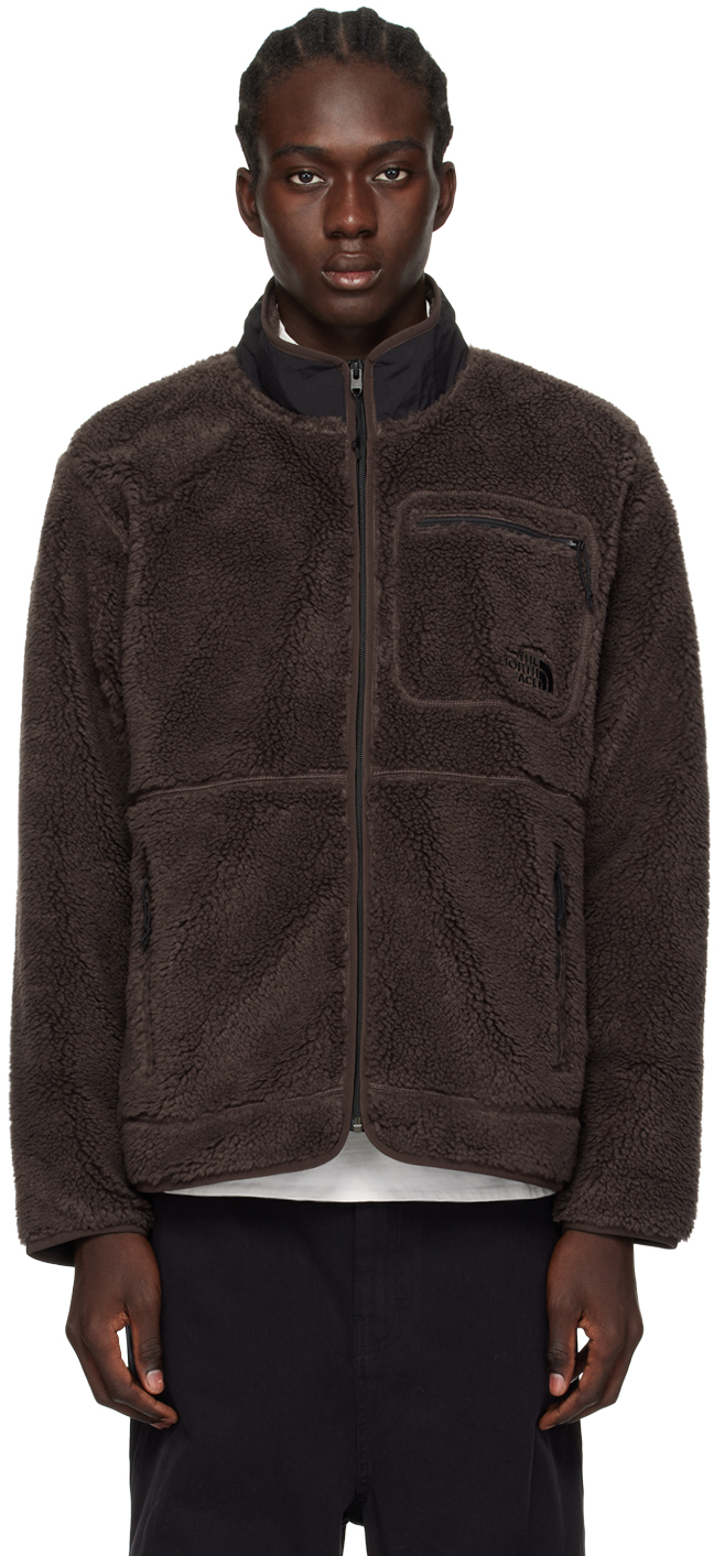 Brown Extreme Pile Jacket by The North Face on Sale