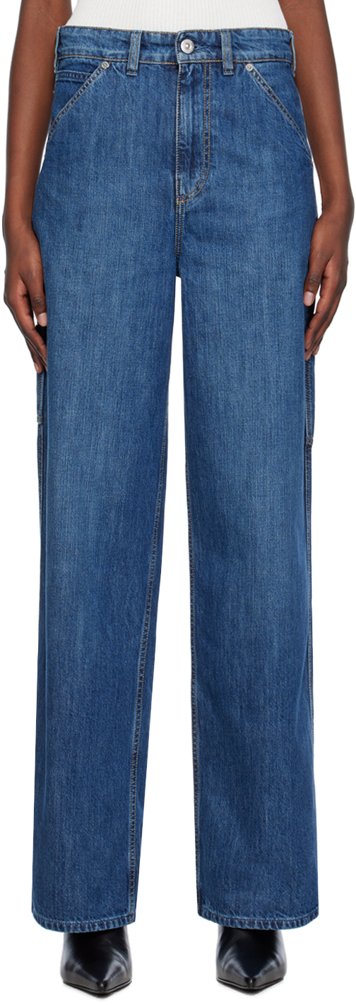 Shop Our Legacy Blue Trade Jeans In Western Blue Denim
