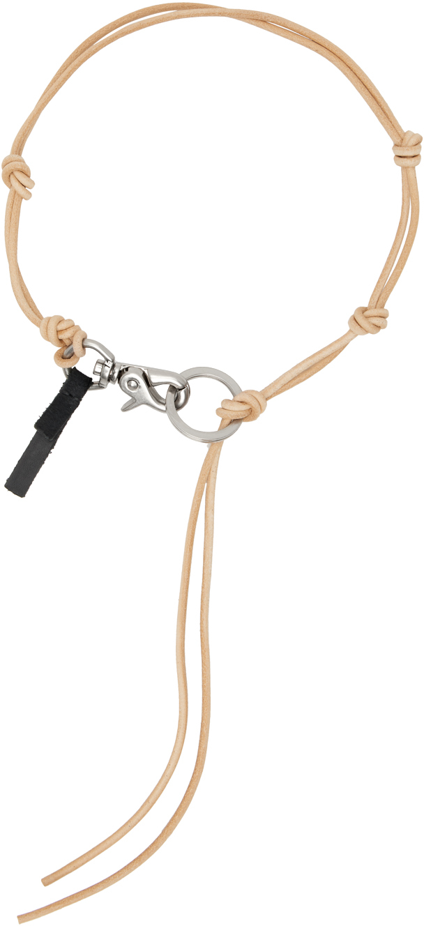 23SS OUR LEGACY LADON LEATHER NECKLACE-
