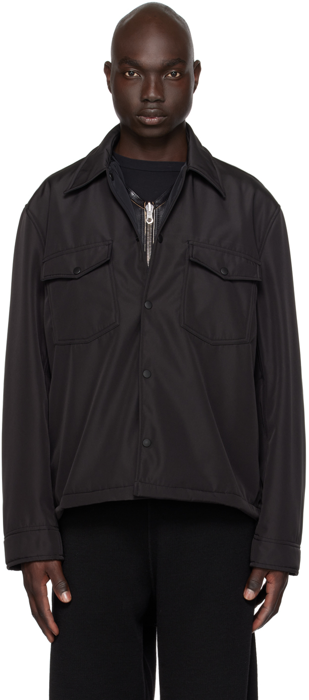 Our Legacy: Black Evening Coach Jacket | SSENSE