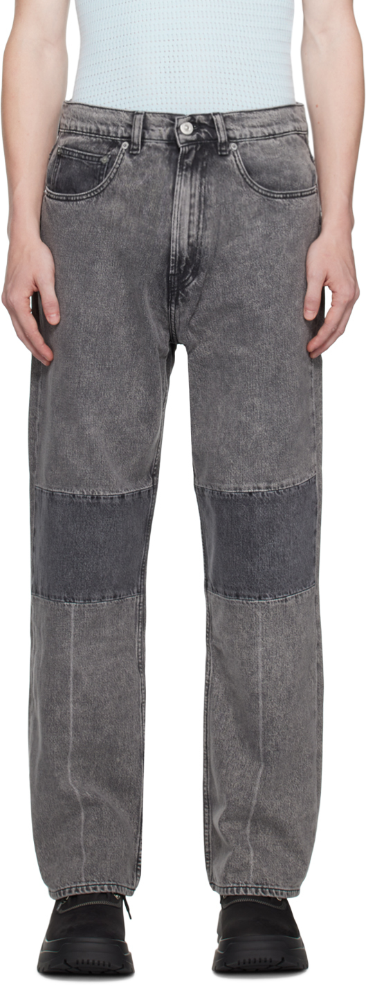 Gray Extended Third Cut Jeans