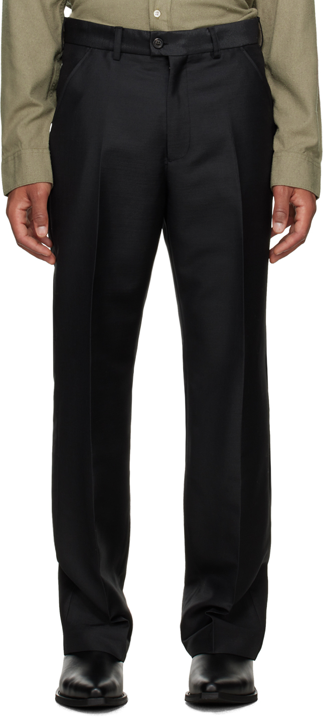 Black Darien Trousers by OUR LEGACY on Sale
